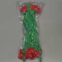 10 Pcs Plush Rose Flower Stuffed Flower Bendable Stems Plush Bouquet Toy Soft Rose Flower 12.6 Inch for Christmas Classroom 2026 Mother's Day Valentines Day Girl Girlfriend Wife(10 Pcs Red Series)