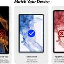 DOME GLASS Whitestone EZ screen protector for Galaxy Tab S8 (11") Full Coverage Tempered Glass Shield [Easy Install] by Whitestone for Galaxy Tab S8 - One Pack