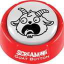 SCREAMING GOAT BUTTON | Stress Relief Button | Funny Talking Button with a Goat Scream | Great Gift for Teachers