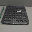 1-Piece 48 Cup Steel Muffin Pan  Non-Stick Mini Cupcake Pan, Bakeware Mini Muffin Tin, Dishwasher Safe(Round)