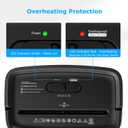 BONSEN Shredder for Home Office, 4 Gallons 8-Sheet Cross Cut Credit Card Shredder, Small Paper Shredder for Home Use, High Security Level P-4, ETL Certification (S3101)