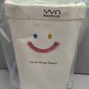 4 Gallon, Small Slim Garbage Can, Open Top Trash Can for Bathroom, Kitchen, Office, Bedroom, Living Room (Smile)