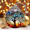 2 x Tree of Life Ornament - Jocidea Tree of Life Christmas Ornament - Tree of Life Ornament Gift - Holiday Keepsake - Stocking Stuffer - Tree of Life Gift