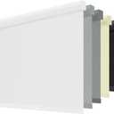 ChrisDowa Cordless Blackout Roller Shades for Windows, Striped Free-Stop Window Blinds with Privacy, Thermal Insulated Window Shades for Home, Office and Door. White, 30" W x 72" H