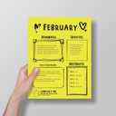 Bright Color Paper, Neenah Astrobrights, Letter Paper Size, 24 Lb, FSC Certified, Lift-Off Lemon, Ream Of 500 Sheets