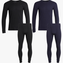 Bass Creek Outfitters Men's Thermal Underwear Set - 4 Piece Waffle Knit Shirt and Long Johns - Base Layer Set for Men (S)