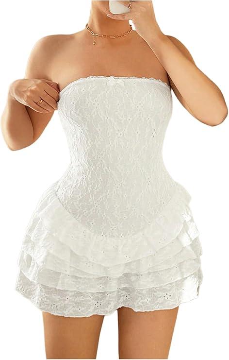 Soly Hux Women's Dress White XS