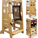 Kids Kitchen Step Stool NI-HK-KSS-WD