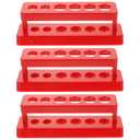 Hemobllo Test Tube Rack Holder with 6 Holes Plastic Tube Stand for School Science Labs Teaching Aids Portable Lightweight 6.29X1.96X1.96 Inch