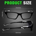 Tallew Lensless Protective Glasses with Travel Case Sport Goggles with dinkball Player Sports Glasses
