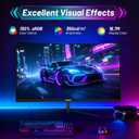 27 Inch Curved 180Hz Gaming Monitor, 1800R Curved Gaming Monitor, 1ms MPRT, FHD(19201080P), Freesync, HDMI2.0,DP1.4, VESA Mountable(DP&HDMI Cable Incl.)