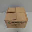 Christmas Tree Stand for Live Tree 8ft, Metal and Beech Hardwood Christmas Tree Holder with Spike for Fresh Tree, Tree Base for Real Tree, Arch Design, Seasonal Decor (White)