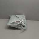 #6 Bath Mat, Contour Mat, and Lid Cover, with Rubber Backing Bathroom Set 3 Piece Solid Assorted Colors (Mint Green)