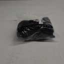 FOURSTEEDS Women's Cotton Loose Fit Zipper Multi-Pockets Twill Bermuda Drawstring Women Cargo Shorts (10, Black)