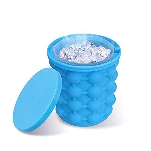 Ice Cube Maker, The SpSPACE Saving Ice Cube Maker, Silicone Ice TrDays, Easy Release Ice Maker, Flexible Ice Mold for Whiskey, Wine, Beer