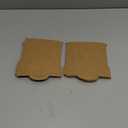50 Pcs Hair Clip Display Cards 4.75 x 5.25 Inch Kraft Hair Bow Holder Cards Brown Bow Display Rectangular Clip Collecting Cardboard for Barrettes Jewelry Organizing Accessories