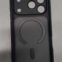 CANSHN Magnetic Compatible with iPhone 17 Pro Case, Upgraded [Full Camera Protection] [Compatible with Magsafe] [Translucent Matte] Shockproof Protective Phone Cover 6.3 Inch - Black