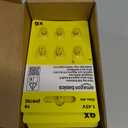 Amazon Basics 60-Pack Hearing Aid Size 10 Zinc-Air Batteries, 1.45 Volt, Yellow Tab, 4-Year Shelf Life, Child-Safe Package (Use Scissors to Open)