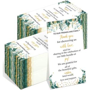 Outus 200 Pack Eucalyptus Leaf Baby Shower Disposable Paper Napkins Greenery Guest Napkins Sage Green Wedding Baby Shower Party Supplies for Table Decorations