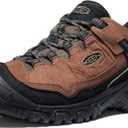 KEEN Men's Targhee 4 Low Height Durable Comfortable Waterproof Hiking Shoes, Bison/Black, Men US 9