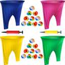 Granny Pants Yard Game Sets,4PCS Granny Pants Family Party Outdoor Games with Bouncy Balls for Adults and Kids,The Family Reunion Ultimate Backyard Party Games