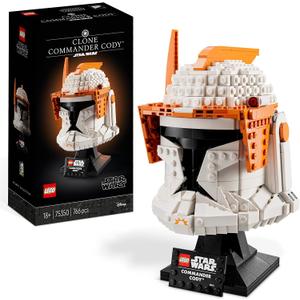 Lego 75350 Star Wars The Clone Cody Commander's Helmet, Buildable Model for Adults, The Clone Wars Collection, Christmas Home Decoration, Gift Idea