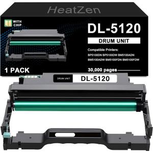 DL5120 DL-5120 Drum Unit Compatible with Pantum DL-5120 DL5120 Drum for BP5100DN BP5100DW BM5100ADN BM5100ADW BM5100FDN BM5100FDW Printers (30,000 Pages, Black)
