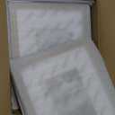 Egofine 8x10 Picture Frames with Plexiglass, Display Pictures 4x6/5x7 with Mat or 8x10 Without Mat Set of 4 for Tabletop and Wall Mounting, Carbonized Brown