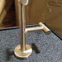 ALEASHA Shower Towel Hook Brushed Gold, Stainless Steel Towel Hanger, Heavy Duty Double Towel Hook, Towel Holder for Bathroom, Wall Mount Robe Hook, 2Pack, 6 and 3/8"