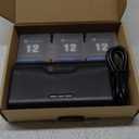 FirstPower Hero 12/11/10/9 Battery Pack of 3, 2250mAh and Triple Slot USB Fast Charger for GoPro Hero 12, 11, 10, 9