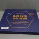 1-6 Players Shut The Box Dice Game, Wooden Board Table Math Game for Kids Adult with 24 Dice, Close The Box Game for Family, Party, Christmas, Birthday