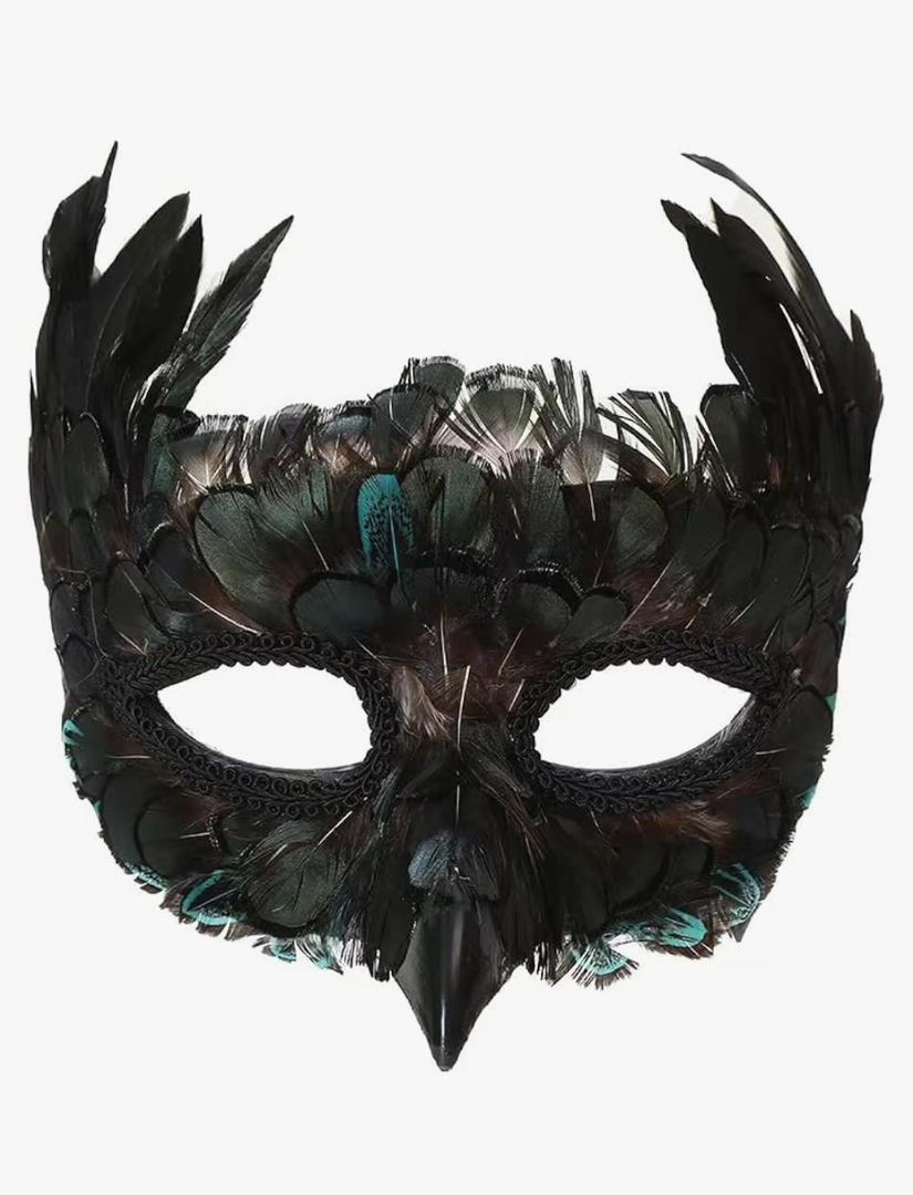 Costume Masks Feather Animal Mask Masquerade Bird Mask Halloween Mardi Gras Cosplay Party Masque