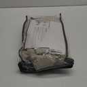 INOVADAY 100% Blackout Curtains for Bedroom, Black Out Curtains 96 Inch Long, Clip Rings Linen Blackout Drapes, Thermal Insulated Room Darkening for Living Room, 1 Panel - Oatmeal,W102xL96