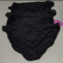 Avidlove Underwear Men's 4 Pack Classic Low Rise Stretchy Hip Briefs Bikini XXL (Black)