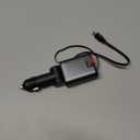 LISEN Retractable Car Charger USB C Upgraded Smart Charging Cable Cigarette Lighter Adapter Car Charger USB C Fast Charge, Car Accessories for iPhone 17 Pro Max 16 15, Samsung Galaxy S26 S25, Pixel (Grey)