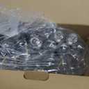 Brightever LED Outdoor String Lights 100FT Patio Lights with 52 Shatterproof ST38 Vintage Edison Bulbs, Outside Hanging Light Waterproof for Porch, Deck, Garden, Backyard, Balcony, 2700K Dimmable (100FT-Warm White, Black Wire)