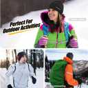 Beanies Skull Caps for Men, Women Warm Helmet Liner Cycling Cap Soft Lightweight Beanie Hat Antistatic Running Beanie (Black)