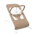 Baby Delight Highland Organic Baby Bouncer | Infant | 0 6 Months | 3-Position Recline | Organic Mocha