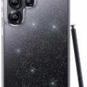 CASEKOO Genuine Official for Samsung Galaxy S25 Ultra Case [16FT Military Drop Protection] [Anti Stain Tech] Slim Transparent Shockproof Protective S25 Ultra Case 6.9'', Glitter Clear