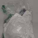 Blooming Jelly Womens Bikini Set Two Piece Ruffle Bandeau Bathing Suits Cheeky High Cut Cute Eyelet Swimsuit (Large, White)