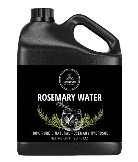 Naturevibe Botanicals Rosemary Water 32 Ounces, 100% Pure and Natural, Great for Skin Care and Hair Care (32 Fl Oz (Pack of 1))