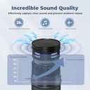 HWWR Wireless Microphones, Professional UHF Dual Microphones for Karaoke, Wireless Dynamic Microphone System Set with Rechargeable Receiver,Plug and Play, Speech, Wedding, Church, PA System