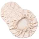4- Pack Reusable Fabric Bowl Covers Stretchy Cloth Bowl Covers, 14-17 Inch 