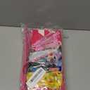 152pcs Pink Party Favors for People, Birthday Party Favors Kit Keychain Bracelet Bubble Stickers Straws Heart Sunglasses Little Skirt Hot Pink Princess Birthday Party Supplies