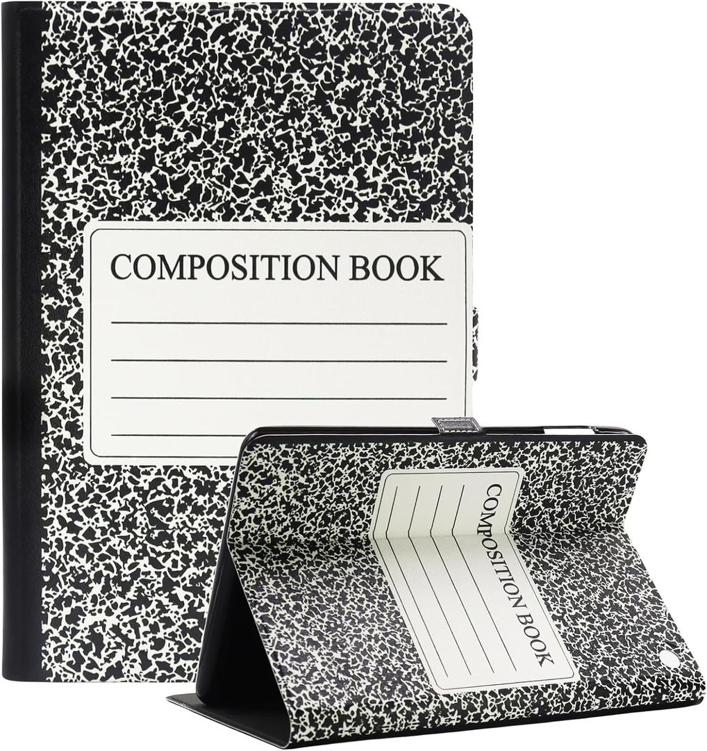 Amazon Kindle Fire HD 10 and Fire HD 10 Plus 10.1" Tablet Case (13th/11th Generation 2023/2021 Release), Slim Fit Leather Stand Smart Cover with Auto Sleep/Wake, Book