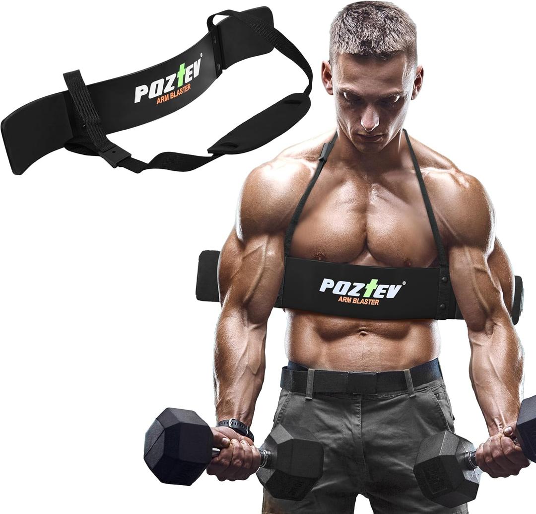Arm Blaster for Biceps & Triceps Dumbbells Barbell Curls Isolator Workout Equipment Weight Lifting Support for Big Arms