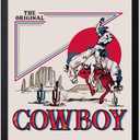 Poster Master Vintage Poster - Retro Western Print - Cowboy, Funky Wild West, Rodeo, Trendy, Aesthetic - 8x10 UNFRAMED Wall Art - Gift for Friend - Wall Decor for Kitchen, Bar, Pub