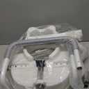 Raised Toilet Seat with Handles for Elderly - Toilet Seat Risers for Seniors with Adjustable Padded Arms - Elevated Toilet Safety Seat for Standard or Elongated Commode