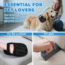 2 PCS Pet Hair Removal Glove for Dogs & Cats