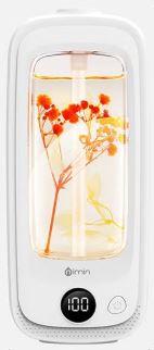 Small Waterless Oil Diffuser, Cordless Aromatherapy Diffusers with Real Flowers | 3 Scents Home Fragrance, 6Speed Adjustable Air Freshener for Office & Bedroom